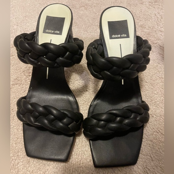 Dolce vita black sandal heels - Picture 2 of 6